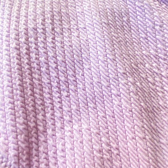 J Crew Lilac Purple Jacquard Texture Curve Waist Cheeky Bikini Bottom Sz XL NWT - Picture 7 of 15